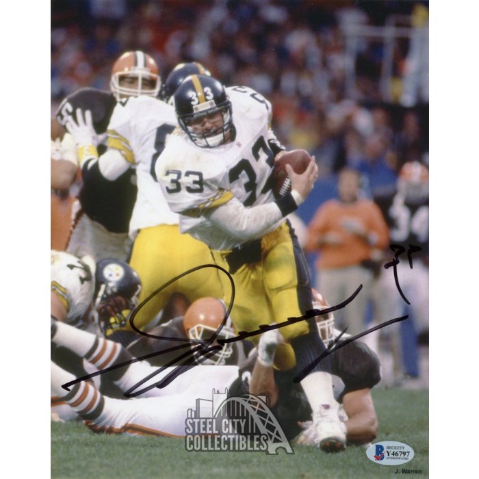 Merril Hoge Autographed Pittsburgh Steelers 8x10 Photo - PSA/DNA COA