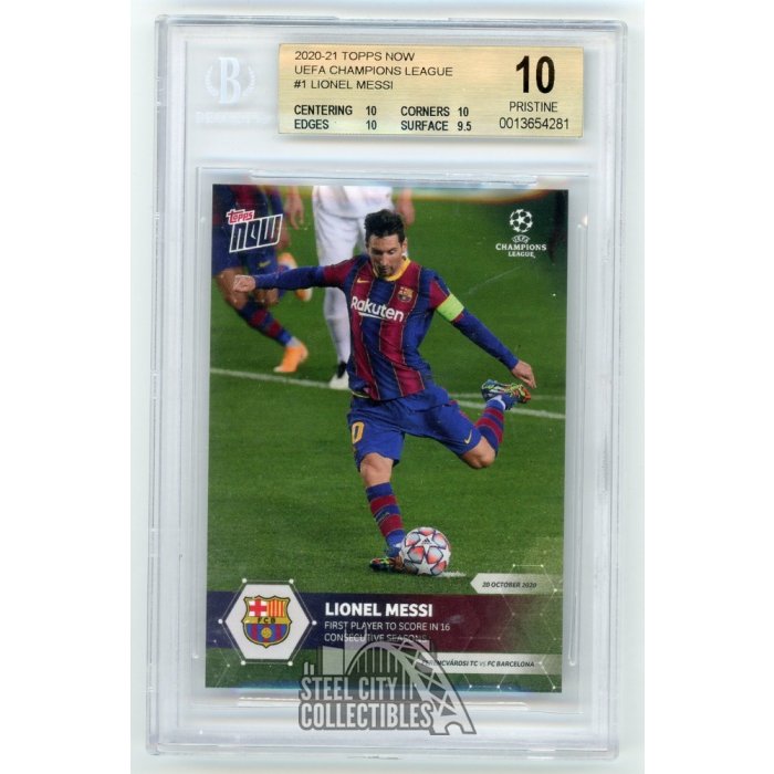 Topps Lionel Messi EXCLUSIVE Designed 50 Card Champions League Complete  Set! Features Messi's Greatest Moments Plus Rising Stars Kylian Mbappe