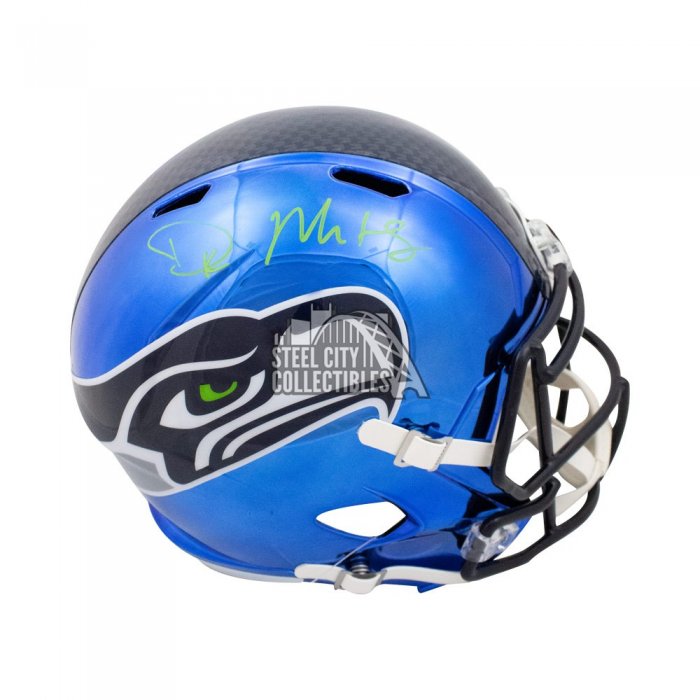 DK Metcalf Autographed Seattle Seahawks F/S Speed Eclipse Helmet BAS Signed  D.K. - Inscriptagraphs Memorabilia