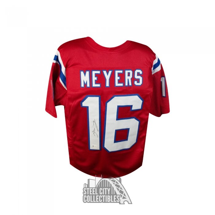 Jakobi Meyers New England Patriots Autographed signed Jersey (Beckett)