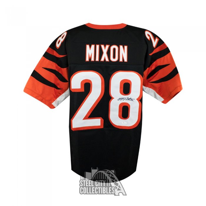 Joe Mixon Cincinnati Bengals Signed Autograph Black Custom Jersey JSA  Witnessed Certified