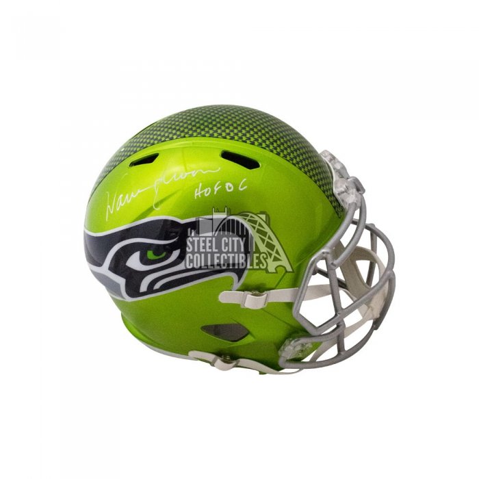 Seattle Seahawks AMP Alternate Revolution Speed Mini Football Helmet  Unsigned