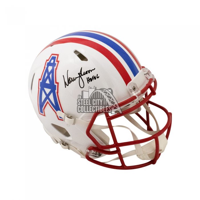 Warren Moon HOF Autographed Kansas City Chiefs Lunar Eclipse Replica  Full-Size Football Helmet - BAS (Black Ink)