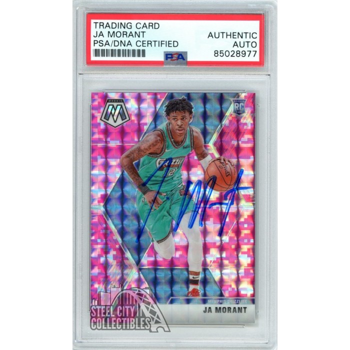 2019-20 Panini Mosaic JA factory Morant #219 RC Rookie PSA 10 GEM MT #0904 T7