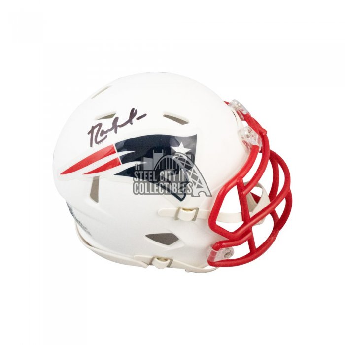 Randy Moss Autographed New England Patriots Speed Flex Full-Size Football  Helmet - BAS