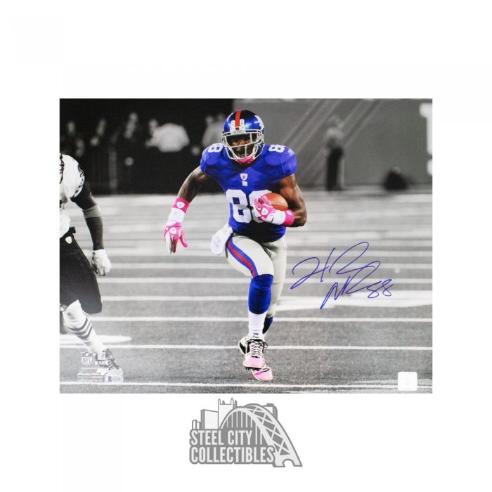 Hakeem Nicks (Giants) Spot Light Signed 16x20