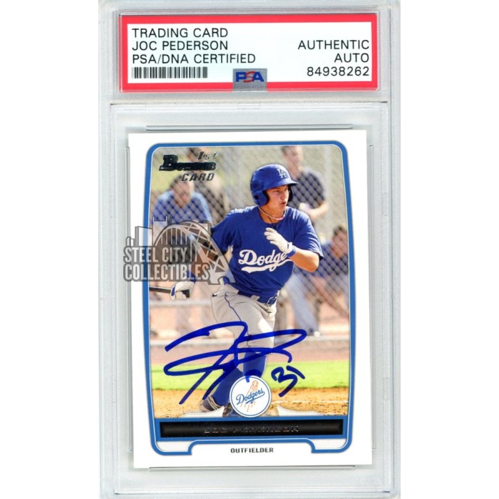 Joc Pederson Signed Dodgers Jersey (PSA)