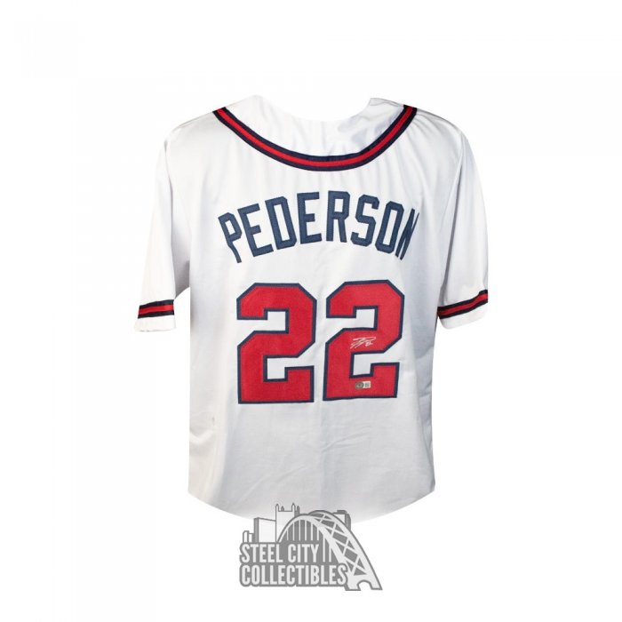Joc Pederson Signed Atlanta Braves Jersey '21 WS Champs' PSA  AL74483