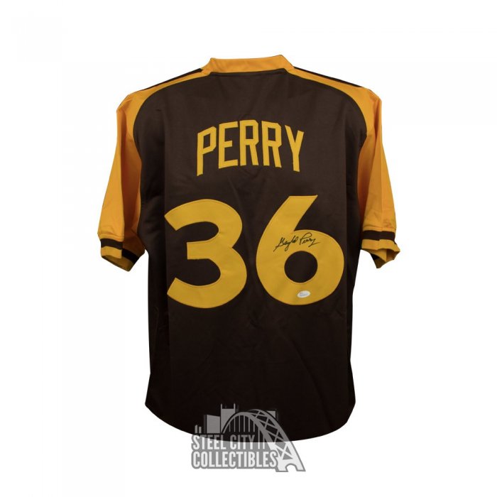 Gaylord Perry HOF 91 Autographed San Francisco Custom Baseball Jersey - JSA  COA