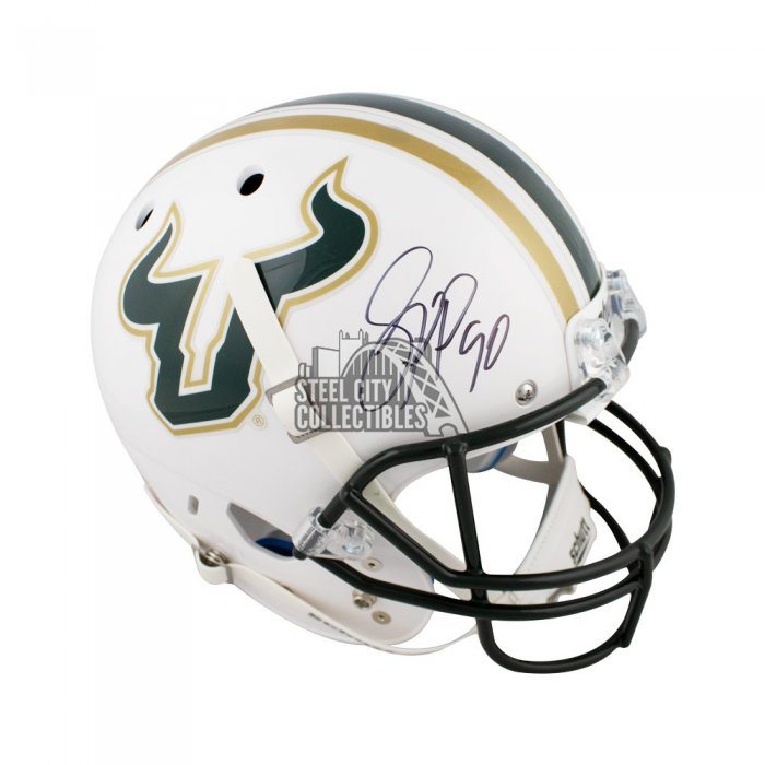 Jason Pierre-Paul Authentic Signed USF Bulls autographed Full-size Helmet  JSA