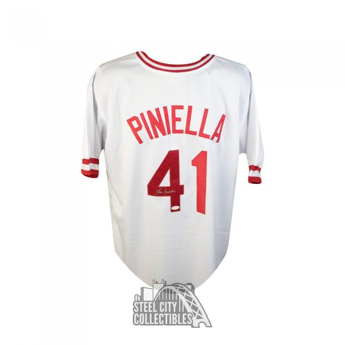 Lou Piniella Autographed New York Custom Gray Baseball Jersey