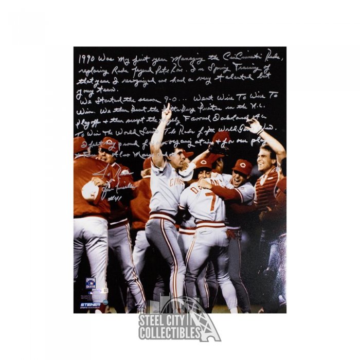 Lou Piniella Signed Framed Cincinnati Reds 16x20 Photo w/ Story Fanati –  Super Sports Center