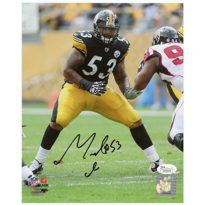 MAURKICE POUNCEY Pittsburgh Steelers Autographed SIGNED