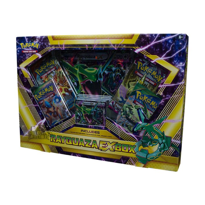 5º Pokémon TCG Unbox: BOX RAYQUAZA EX BRILHANTE COM MEGA DE ITU