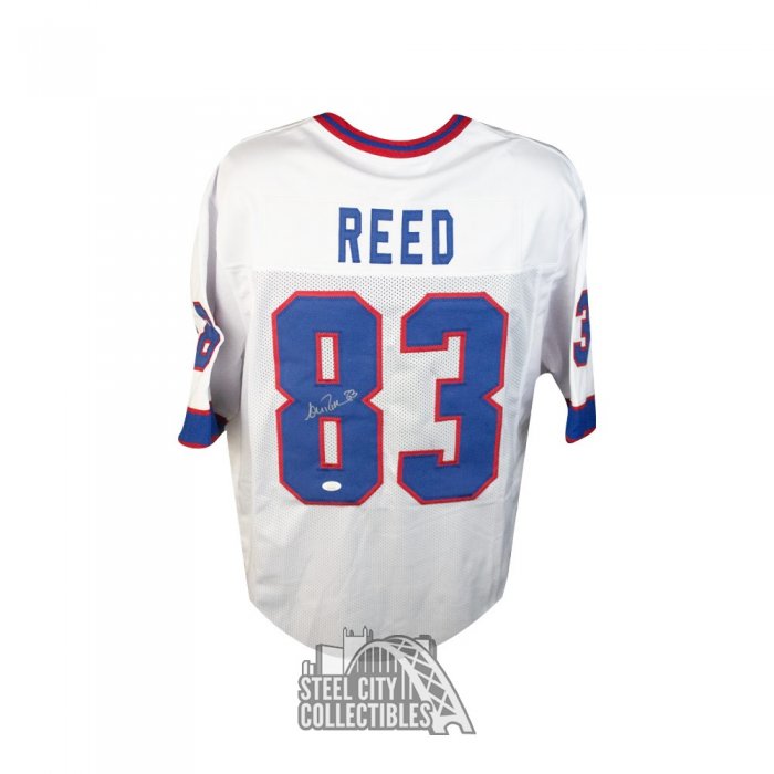 Andre Reed Autographed Buffalo Red Custom Football Jersey - BAS