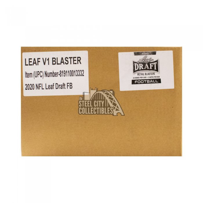 2021 Leaf Draft Football Premium Hobby Blaster 20-Box Case