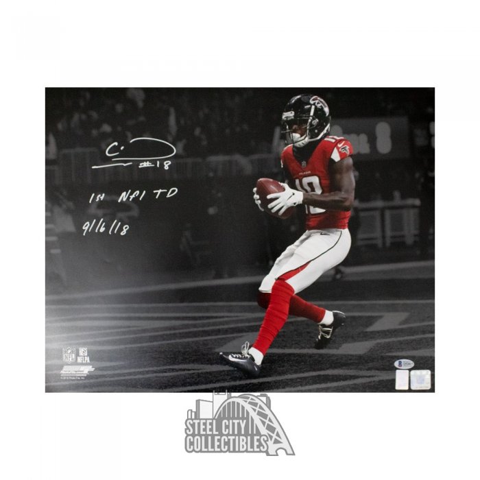 footballcollectible Calvin Ridley Autographed Atlanta Falcons Jersey