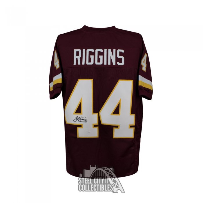 John Riggins Autographed Washington (Maroon #44) Custom Jersey - JSA