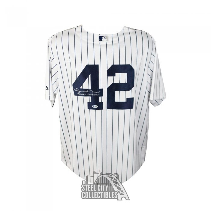 Mariano Rivera New York Yankees Autographed And Inscribed Enter Sandman Majestic  Cool Base Jersey - Oct 03, 2023