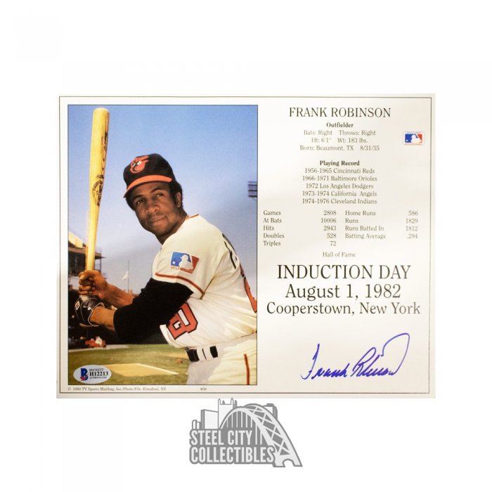Frank Robinson JSA Signed 8x10 Photo Angels Autograph