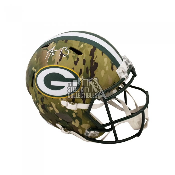 Green Bay Packers Full Size AMP Authentic Speed Helmet New In Box