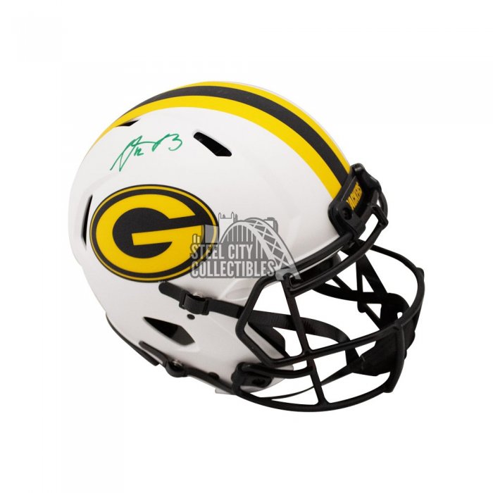 Aaron Rodgers Signed Green Bay Packers Speed Flex Authentic Lunar NFL Helmet