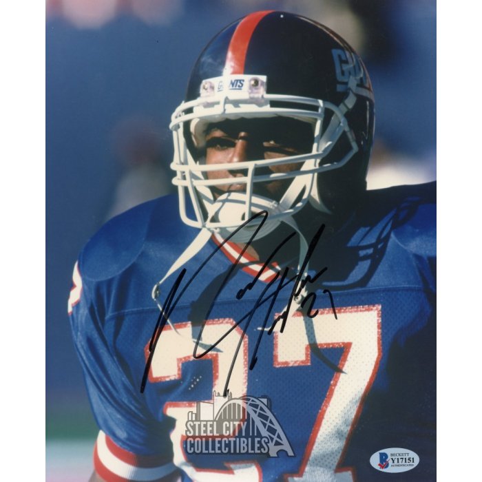 Rodney Hampton Autographed New York Giants 8x10 Photo - BAS COA (White  Jersey)