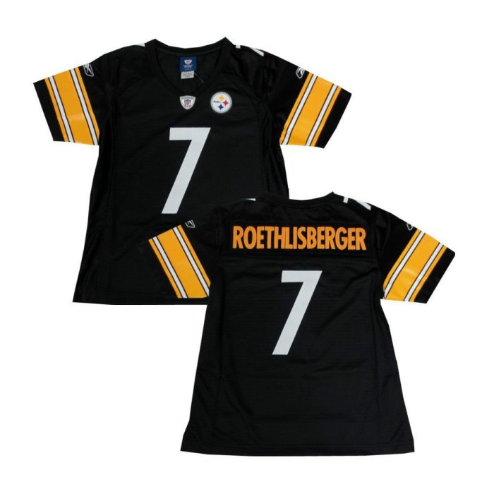 Pittsburgh Steelers Reebok Youth Ben Roethlisberger Premier Home Jersey