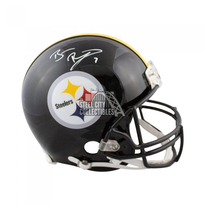 The Adventure Begins  Ben Roethlisberger Autographed Steelers Helmet - The  Adventure Begins