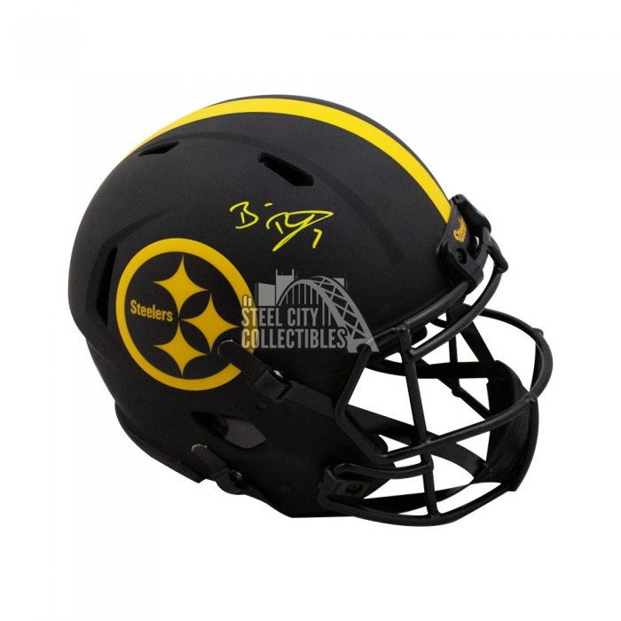 en Roethlisberger Autographed Pittsburgh Steelers Authentic Eclipse Helmet