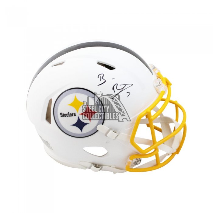 Ben Roethlisberger Autographed Steelers Camo Replica Full-Size Football  Helmet - Fanatics