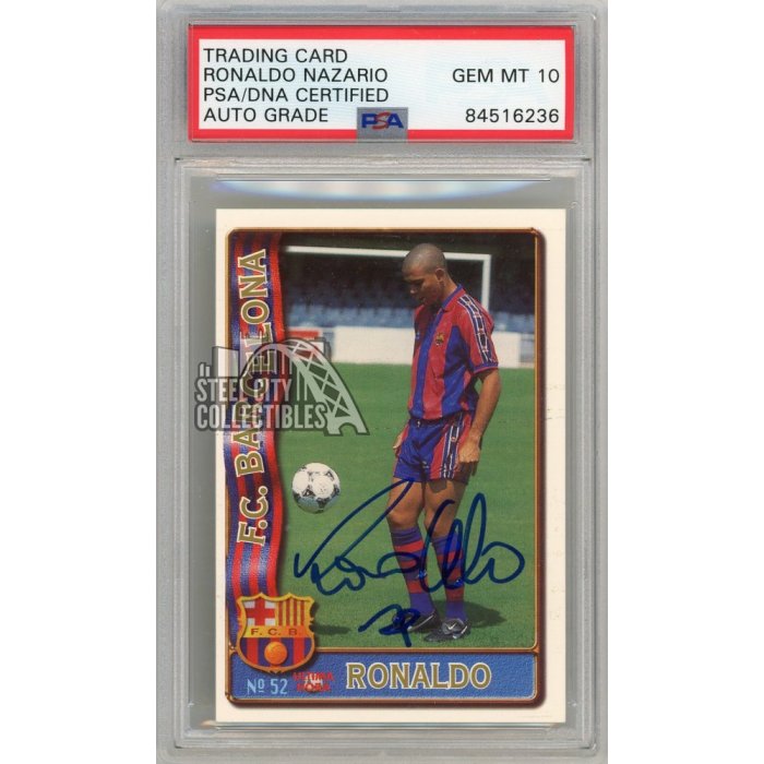 Rare Pop 2 Ronaldo Nazario Signed Rookie Card 1994 Pani