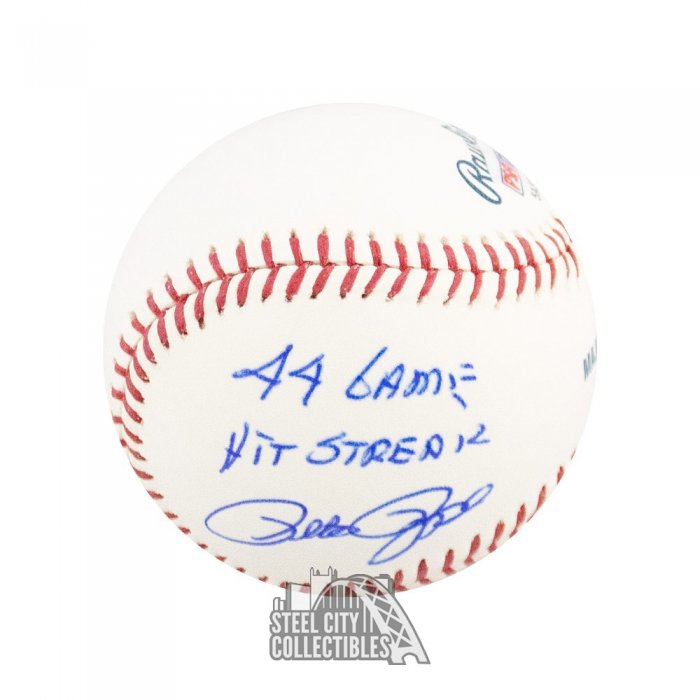 Pete Rose  Autographed Baseball Memorabilia & MLB Merchandise