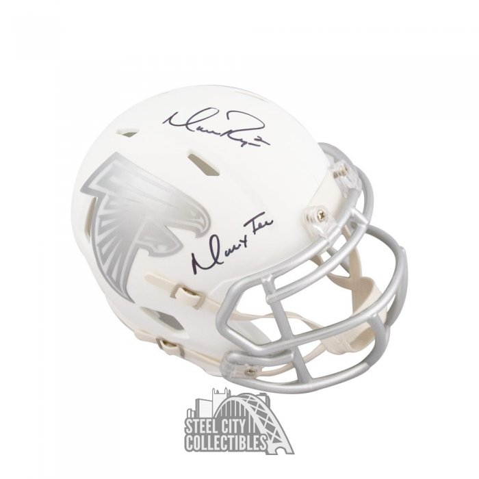 Matt Ryan autograph SIGNED Mini Helmet HOLOS AUTHENTICITY HUNT & MR2 FALCONS