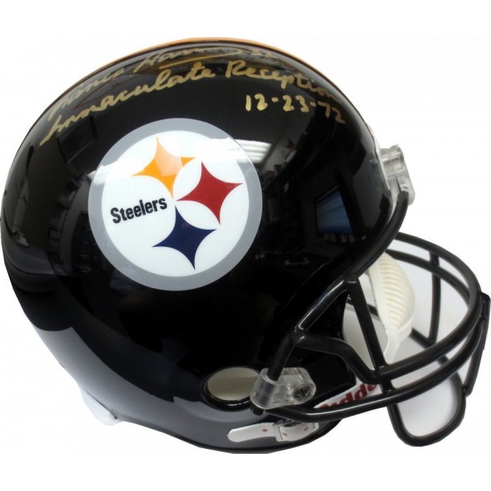 Autographed Franco Harris Pittsburgh Steelers Mini Helmet JSA