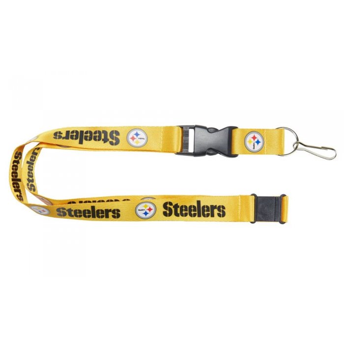 Pittsburgh Steelers NFL Gold Lanyard | Steel City Collectibles