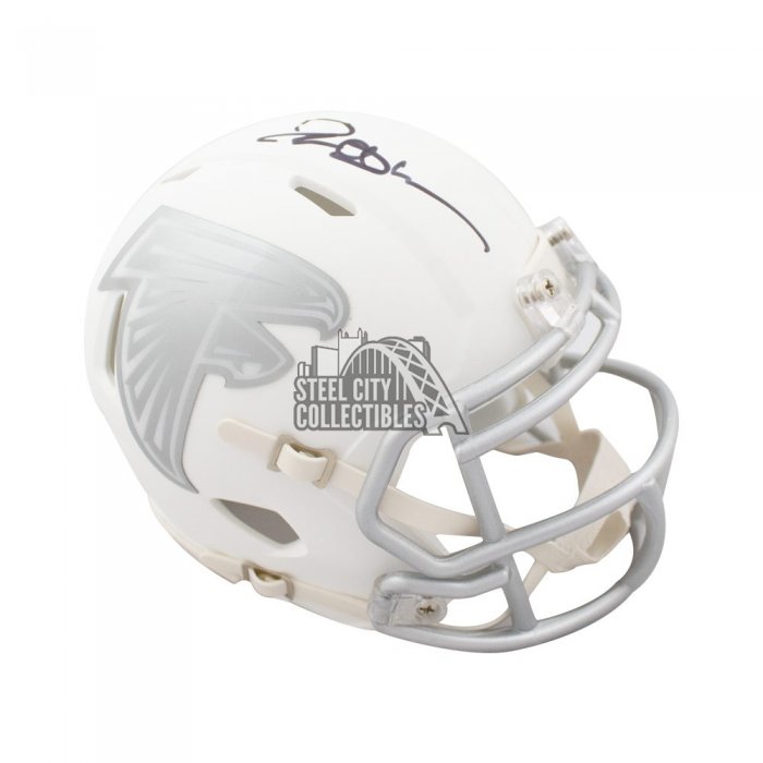 Deion Sanders Autographed Dallas Cowboys Camo Mini Helmet- (BAS COA) —  Ultimate Autographs