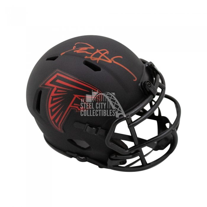 Shop Deion Sanders Atlanta Falcons Signed Eclipse Black Full Size