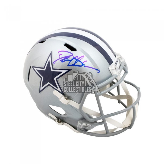 Deion Sanders Autographed Dallas Cowboys Lunar Eclipse Authentic Full-Size Football  Helmet - BAS