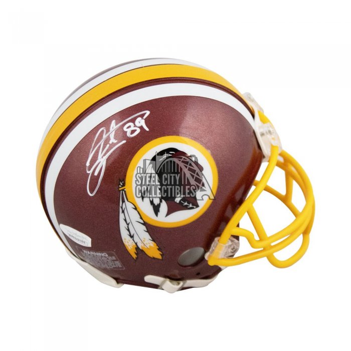 Santana Moss Autographed Washington Redskins Mini Football Helmet