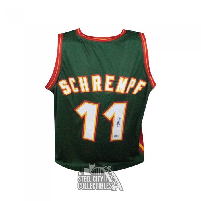 Lot Detail - 1997-98 Detlef Schrempf Seattle Supersonics Signed Game Worn  Home Jersey (MEARS LOA/JSA)