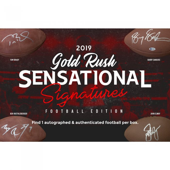 2023 Gold Rush Sensational Signatures Football Edition Box