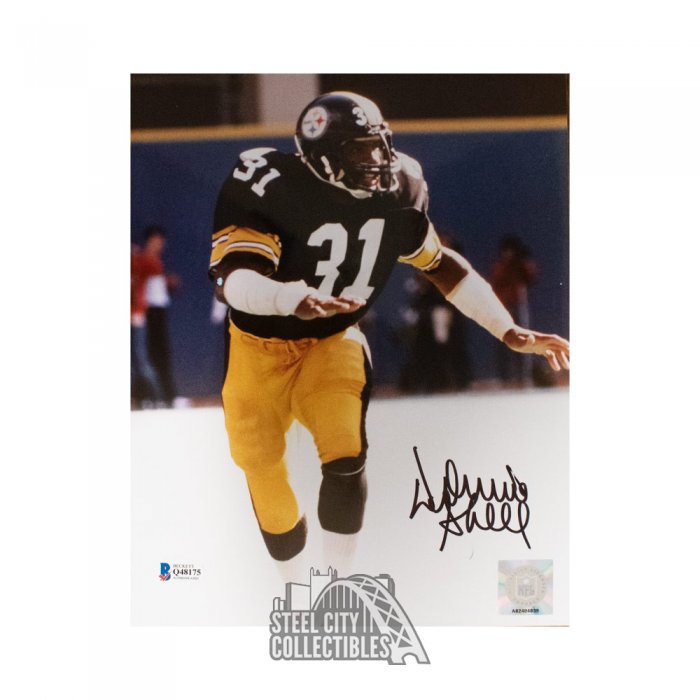 Donnie Shell 5 Inscriptions Autographed Steelers Lunar Eclipse Replica  Full-Size Football Helmet - BAS