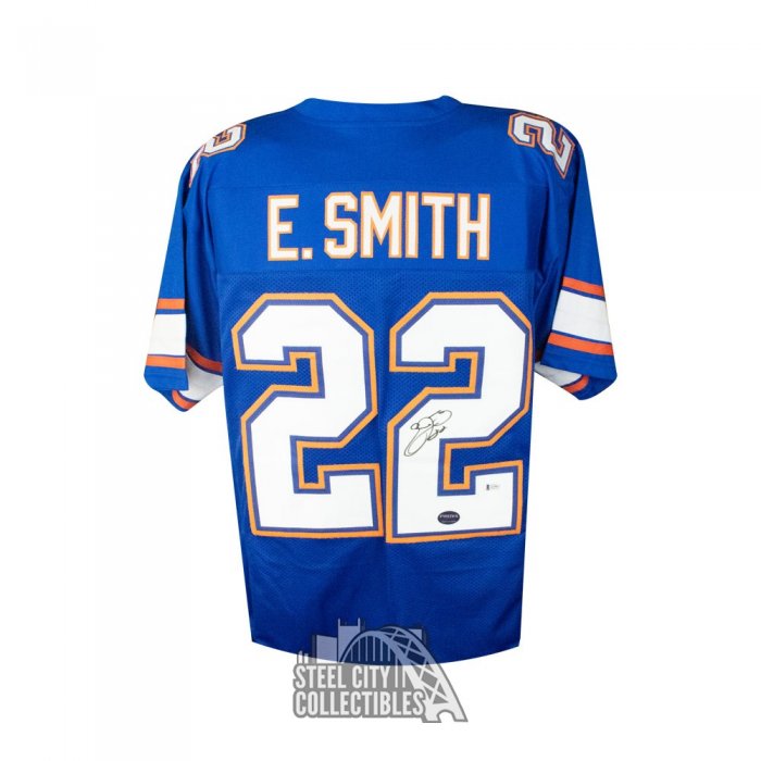 Emmitt Smith Signed Florida Gator Jersey (Beckett COA) NFL All-Time Leading  Rshr