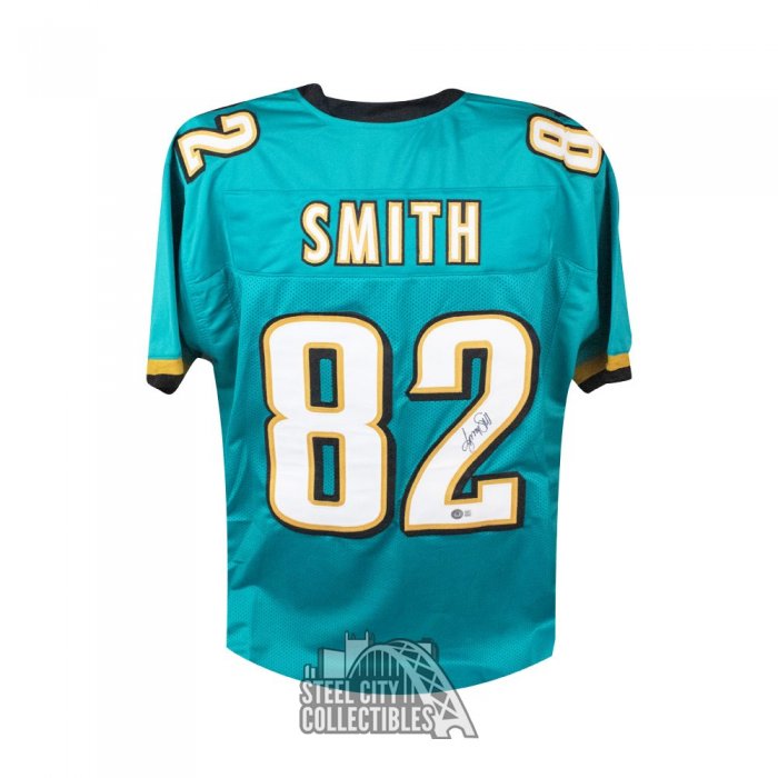 Jimmy Smith Jacksonville Jaguars Authentic Nike Triple Stitched Teal Jersey New