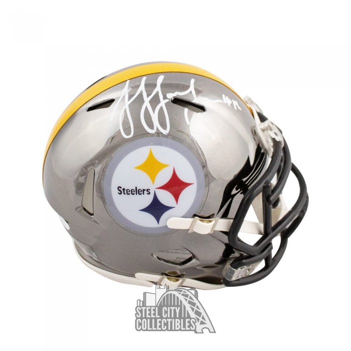 JuJu Smith-Schuster Autographed Steelers Chrome Mini Football