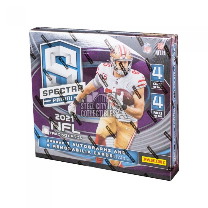 2021 Panini Spectra Football Checklist, Team Set Lists, Hobby Box Info