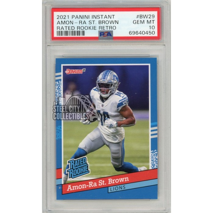 2021 AMON-RA ST BROWN Panini Limited Unlimited Potential Jumbo