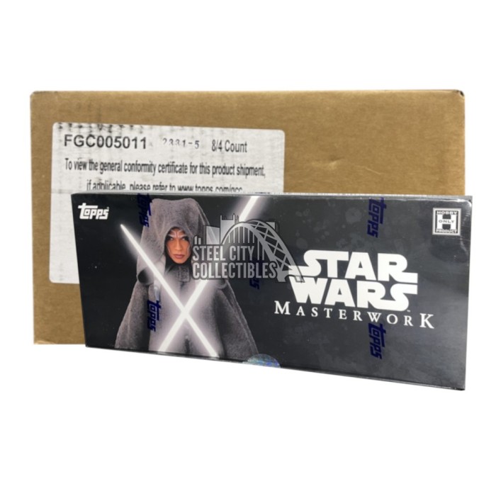 2022 Topps Star Wars Masterwork Hobby 8-Box Case