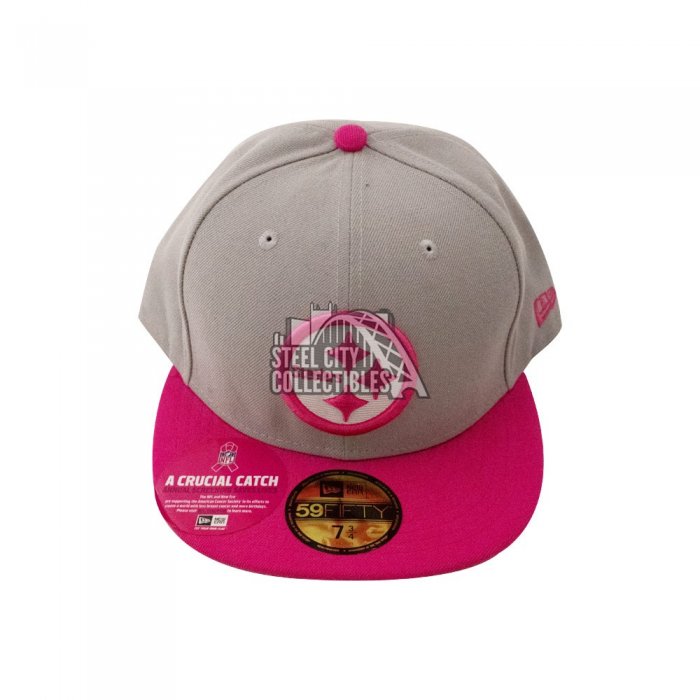 Pittsburgh Steelers Breast Cancer Awareness Fitted- 8